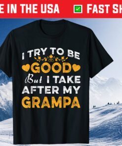 I Try To Be Good But I Take After My Grampa Father Day Classic T-Shirt