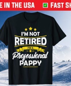 I'm Not Retired I'm A Professional Pappy Fathers Day Us 2021 T-Shirt