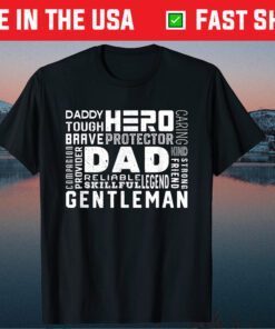 Inspirational Dad Words For Father's Day Best Daddy Classic T-Shirt