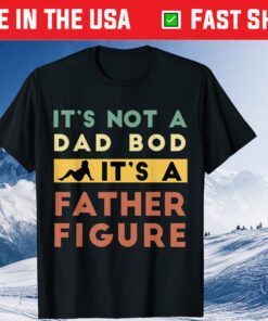 It's Not A Dad Bod It's A Father Figure Father Retro Vintage Classic T-Shirt