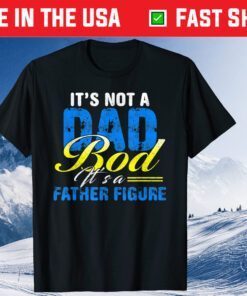 It's Not A Dad Bod It's A Father Figure Gift T-Shirt