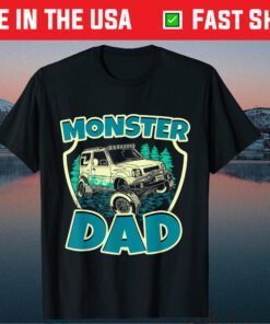 Monster Truck Dad Best Themed Fathers Day Classic T-Shirt
