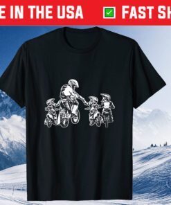 Motocross Dad & Son Trail Bikers MTB Bicycle Father's Day Classic T-Shirt