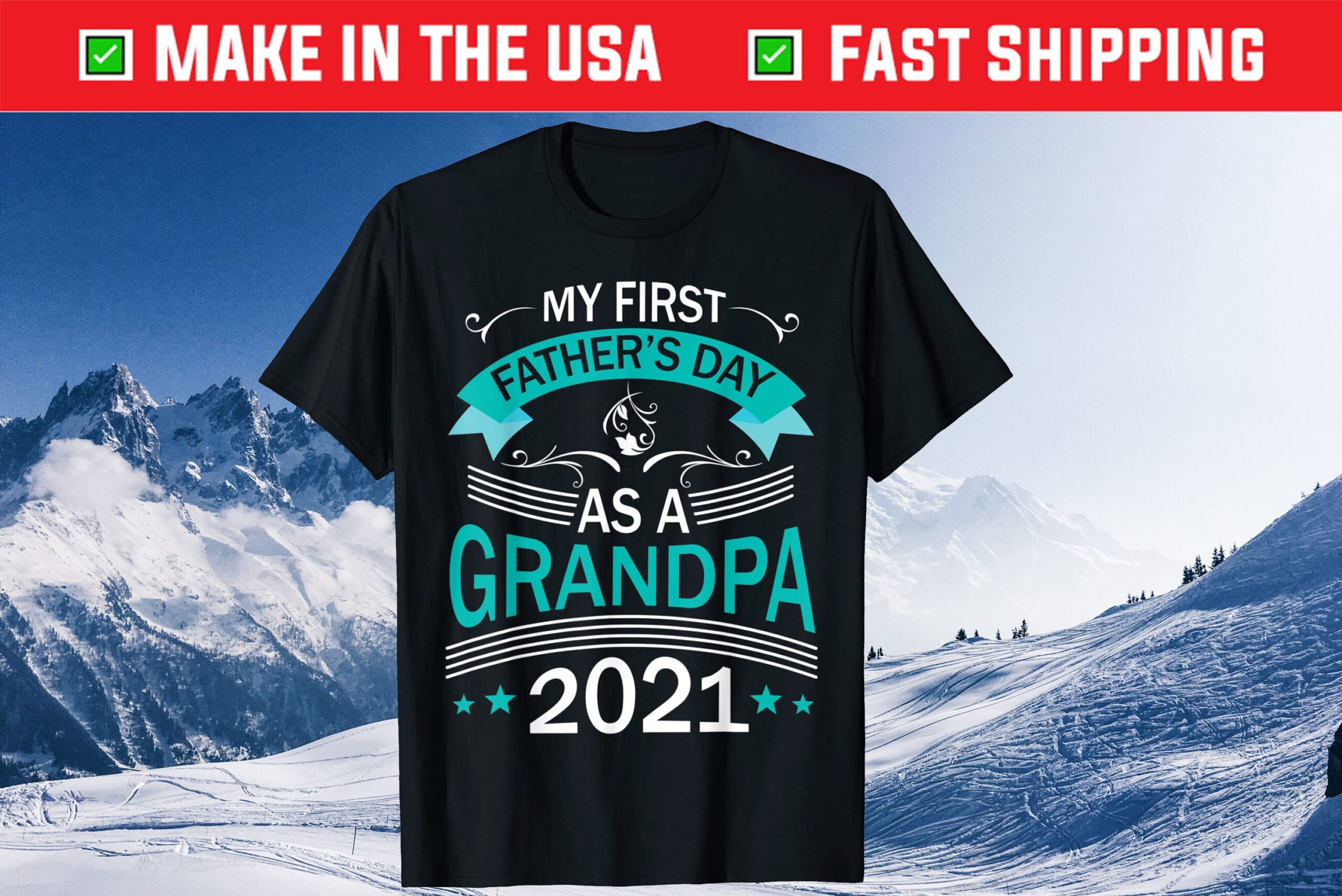 My First Father S Day As A Grandpa 2021 Happy To Me You Papa Classic T Shirt Shirtelephant Office