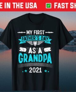 HMy First Father's Day As a Grandpa Cool Veteran Grandpa Unisex T-Shirt