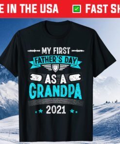 HMy First Father's Day As a Grandpa Cool Veteran Grandpa Unisex T-Shirt