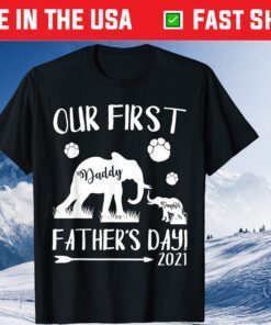Our First Father's Day 2021 Daddy & Daughter Elephants Classic T-Shirt