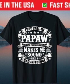 Papaw Grandpa Grandfather Step Dad Father's Day Classic T-Shirt