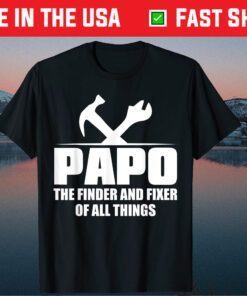 Papo Grandpa Finder Grandfather Fathers Day Gift T-Shirt