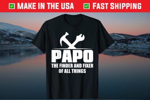 Papo Grandpa Finder Grandfather Fathers Day Gift T-Shirt