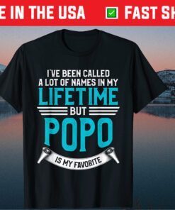 Popo Grandpa Names Grandfather Fathers Day Classic T-Shirt