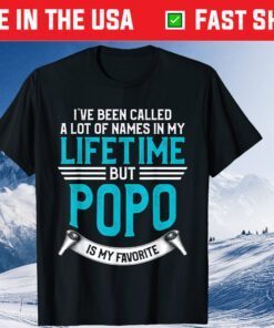 Popo Grandpa Names Grandfather Fathers Day Classic T-Shirt