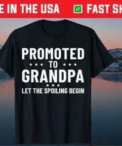 Promoted To A Grandpa 2021 Grandpa New Grandfather Classic T-Shirts