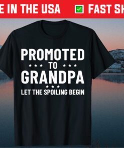 Promoted To A Grandpa 2021 Grandpa New Grandfather Classic T-Shirt