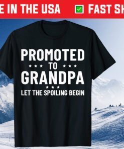 Promoted To A Grandpa 2021 Grandpa New Grandfather Classic T-Shirt