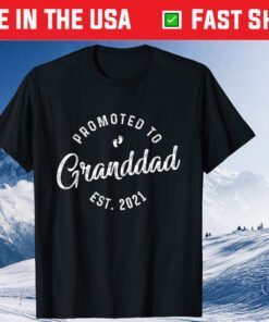 Promoted To Granddad Est 2021 Grandfather Classic T-Shirt