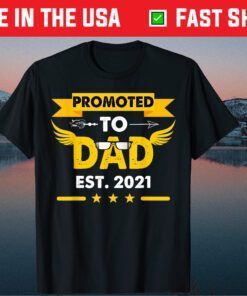 Promoted to Dad 2021 Soon to be Dad Husband Classic T-Shirt