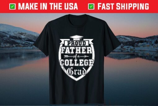 Proud Father Of A College Grad Graduate for Dad Family Classic T-Shirt