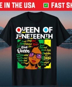 Queen Of Juneteenth Black Girl Magic Melanin Classic T-Shirt