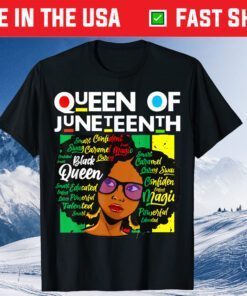 Queen Of Juneteenth Black Girl Magic Melanin Classic T-Shirt