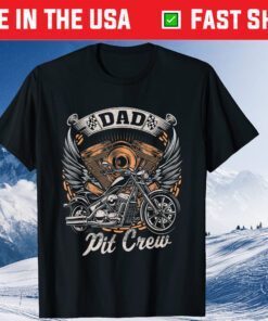 Race Motorcycle Birthday Party Racing Family Dad Fathers Day Classic T-Shirt