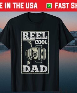 Reel Cool Dad Fishing Daddy Father's Day Classic T-Shirts