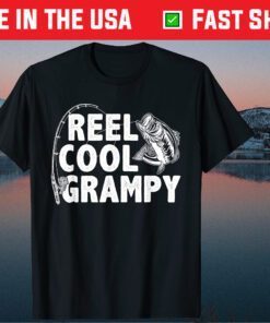 Reel Cool Grampy Loves Fishing Father's Day Classic T-Shirt