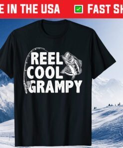 Reel Cool Grampy Loves Fishing Father's Day Classic T-Shirt