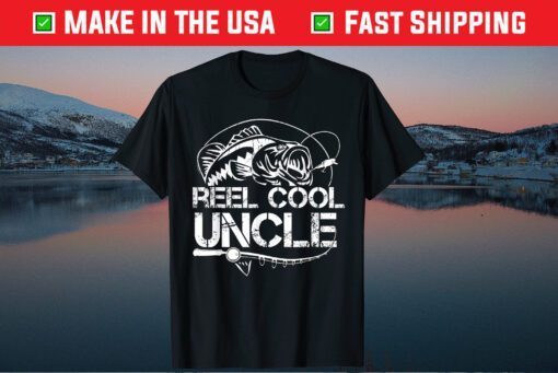 Reel Cool Uncle Fishing Daddy Fathers Day Classic T-Shirt