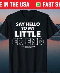 Say Hello to My Little Friend Dad Father Day T-Shirt