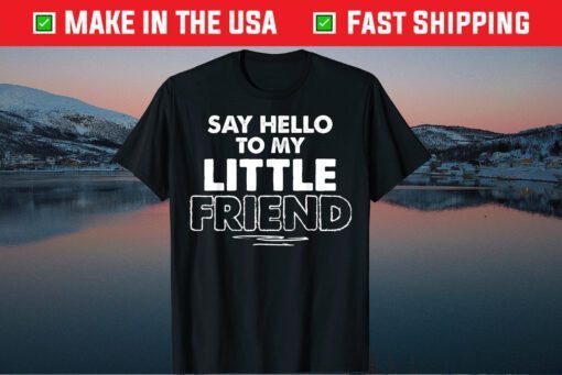 Say Hello to My Little Friend Dad Father Day T-Shirt