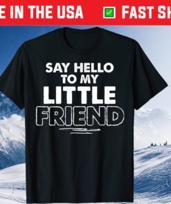 Say Hello to My Little Friend Dad Father Day T-Shirt