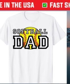 Softball Baseball Ball Dad Father's Day Unisex T-Shirt