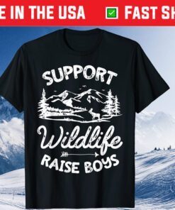 Support Wildlife Raise Boys Father's Day Classic T-shirt