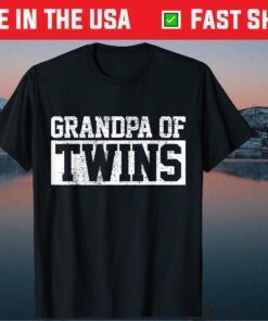 Twins Grandpa Grandfather Father Day Classic T-Shirt