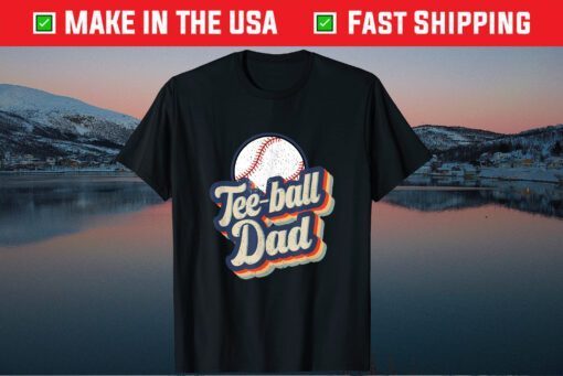 Vintage Teeball Dad Father's Day Classic T-Shirt