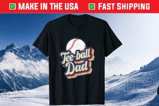Vintage Teeball Dad Father's Day Classic T-Shirt