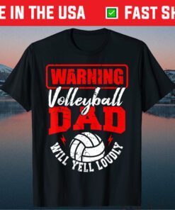 Volleyball Dad Fan Player Team Sport Father's Day Daddy Classic T-Shirt