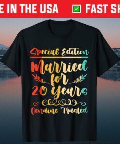 20th 20 year Wedding Anniversary Husband Wife Classic T-Shirt