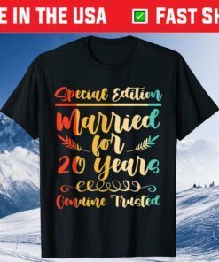 20th 20 year Wedding Anniversary Husband Wife Classic T-Shirt