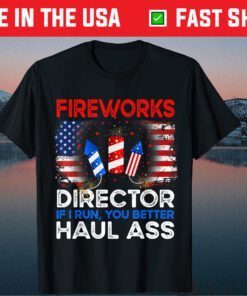 4th of July Men Fireworks Director If I Run You Run Classic T-Shirt