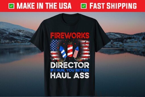 4th of July Men Fireworks Director If I Run You Run Classic T-Shirt