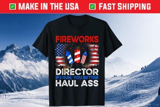 4th of July Men Fireworks Director If I Run You Run Classic T-Shirt