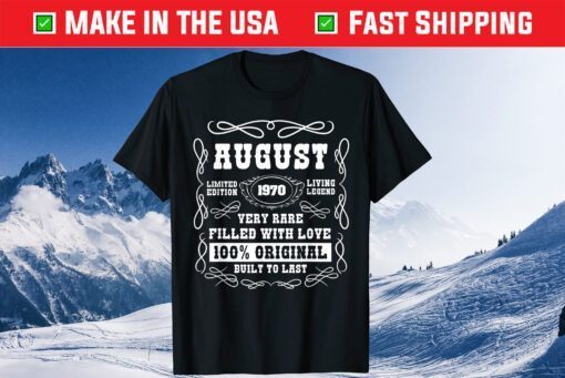 August 1970 Limited Edition 51th Birthday Classic T-Shirt