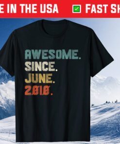 Awesome Since June 2010 11th Birthday 11 Years Old Classic T-Shirt