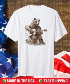 Bear Playing Guitar Classic T-Shirt