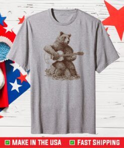 Bear Playing Guitar Classic T-Shirt