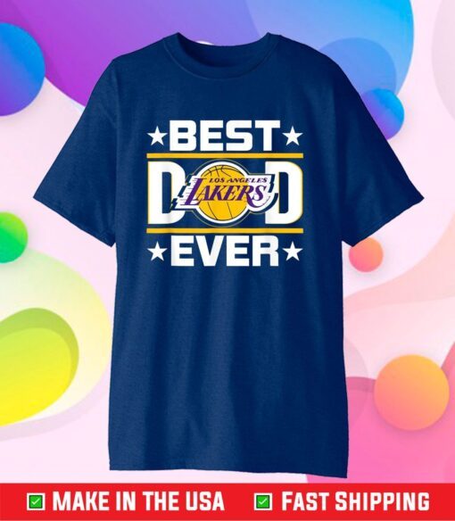 Best Lakers Dad Ever Fathers Day Unisex T-Shirt