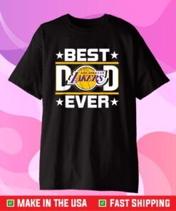 Best Lakers Dad Ever Fathers Day Unisex T-Shirt