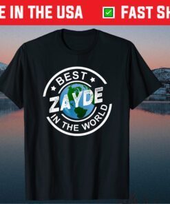 Best Zayde In The World Yiddish Jewish Grandpa Father's Day Classic T-Shirt